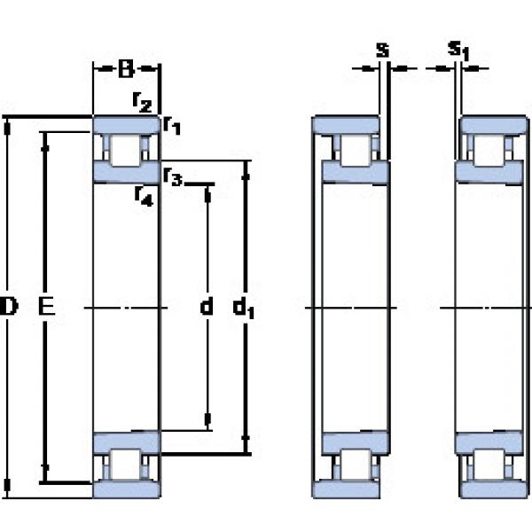 Bearing N 1014 KTNHA/SP SKF #1 image