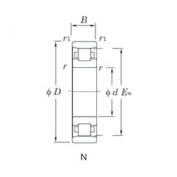 Bearing N204 KOYO #1 image