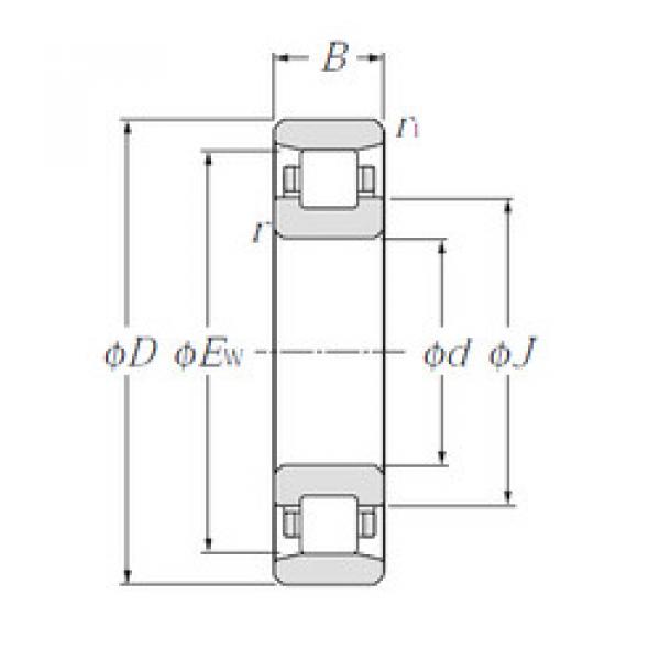 Bearing N1010 NTN #1 image