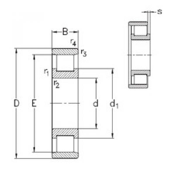 Bearing N210-E-M6 NKE #1 image