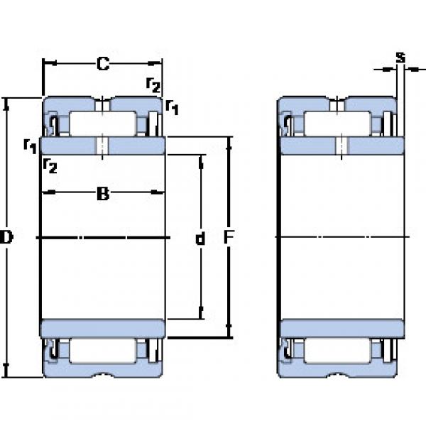 Bearing NA 4908 RS SKF #1 image