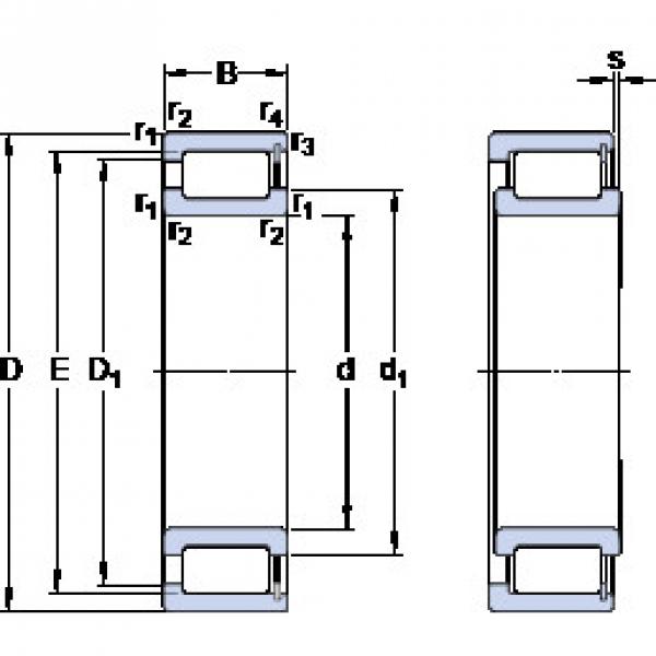 Bearing NCF 1848 V SKF #1 image