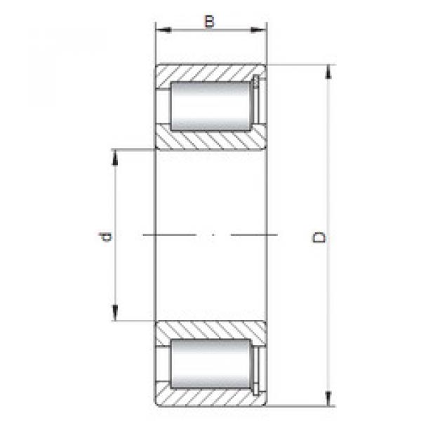 Bearing NCF1848 V ISO #1 image