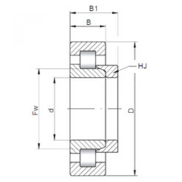 Bearing NH304 E CX #1 image