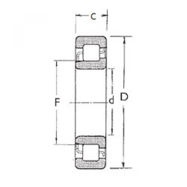 Bearing NJ208 FBJ #1 image