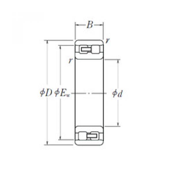 Bearing NN 3016 NSK #1 image