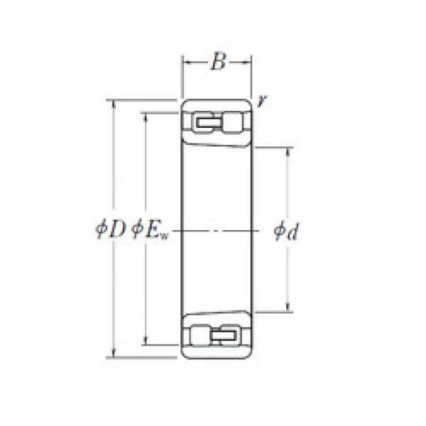 Bearing NN 3016 K NSK #1 image