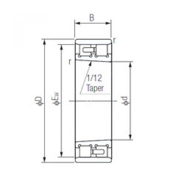 Bearing NN3014K NACHI #1 image