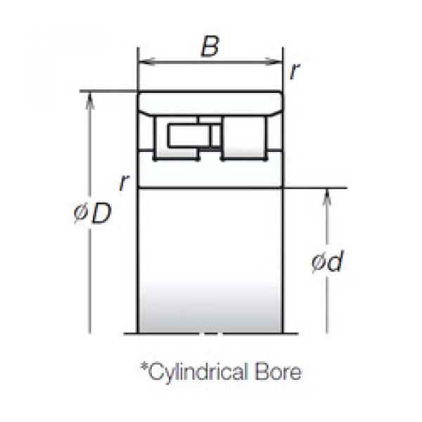 Bearing NN3006TB NSK #1 image