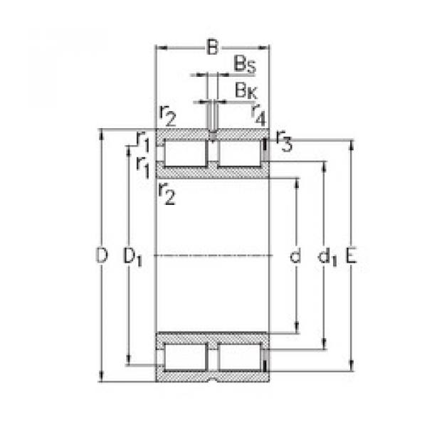 Bearing NNCF5012-V NKE #1 image