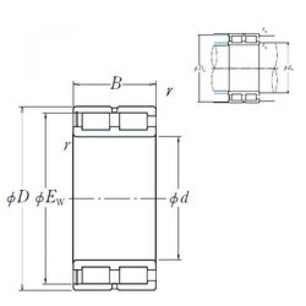 Bearing NNCF4880V NSK #1 image