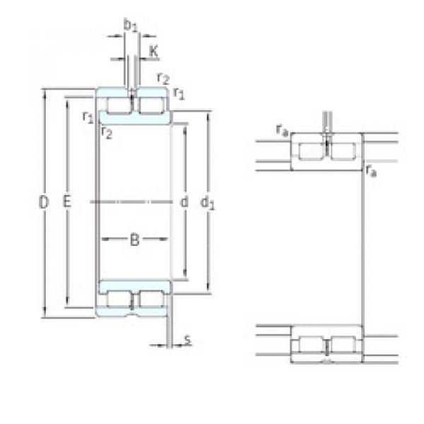 Bearing NNCL4980CV SKF #1 image