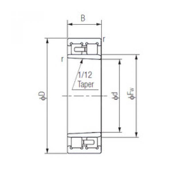 Bearing NNU4928K NACHI #1 image