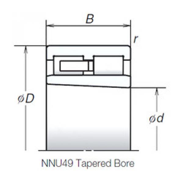 Bearing NNU4922MBKR NSK #1 image