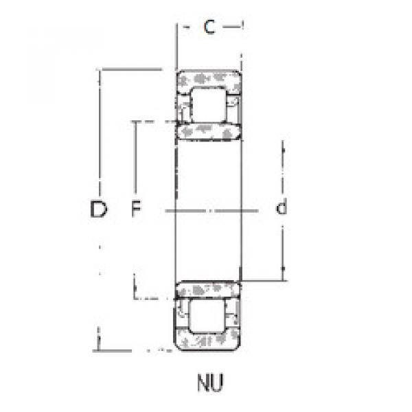 Bearing NU1010 FBJ #1 image