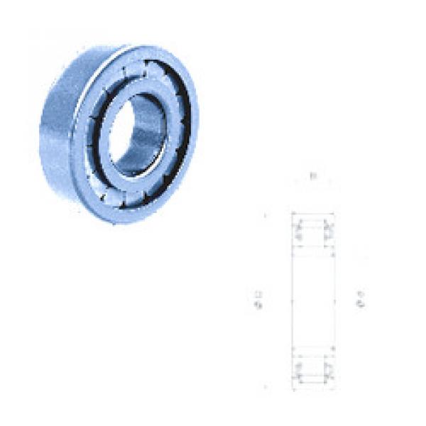 Bearing NU208FMN/C3 Fersa #1 image