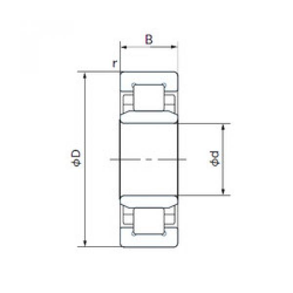 Bearing NU214T NACHI #1 image