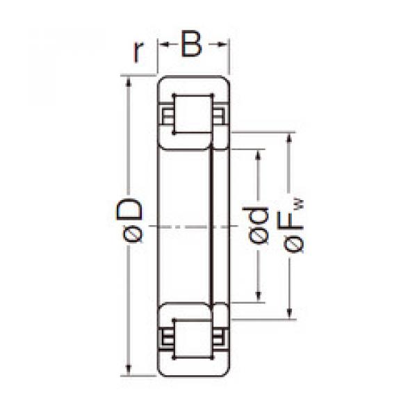 Bearing NUP2206EG NACHI #1 image