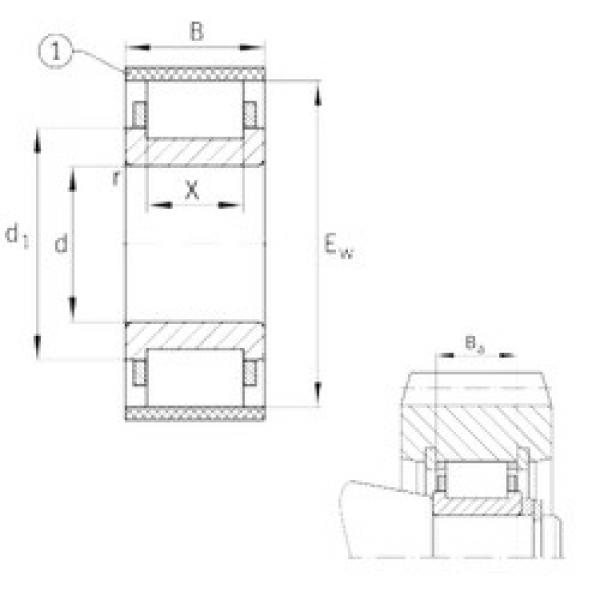 Bearing RN2210-E-MPBX FAG #1 image