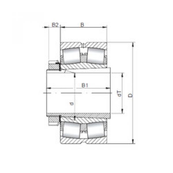 Bearing 20206 KC+H206 ISO #1 image