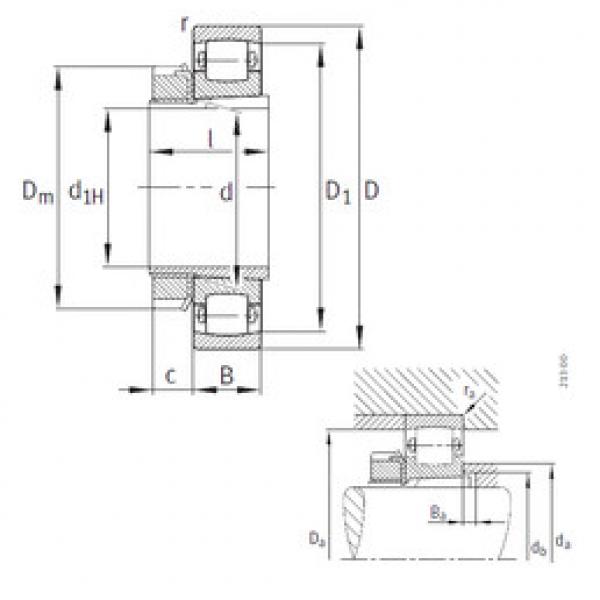 Bearing 20216-K-TVP-C3+H216 FAG #1 image