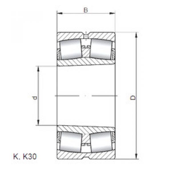 Bearing 22228 KW33 ISO #1 image