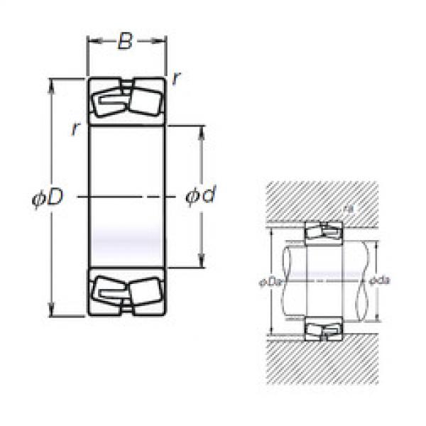 Bearing 22309EVBC4 NSK #1 image