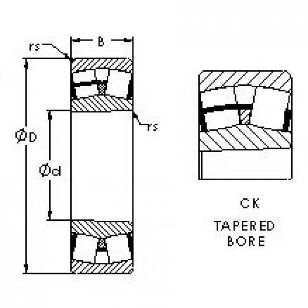 Bearing 22210CK AST #1 image