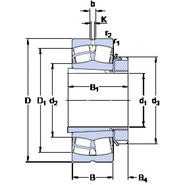 Bearing 21313 EK + H 313 SKF #1 image