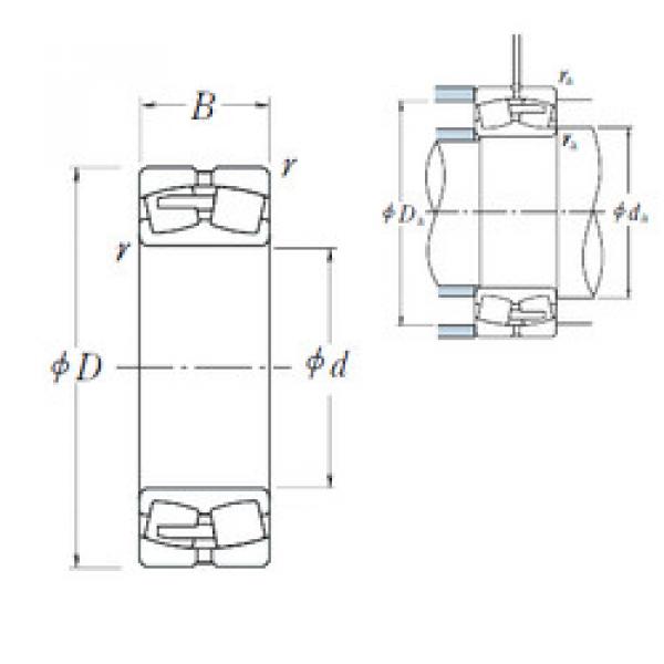 Bearing 21322CAE4 NSK #1 image