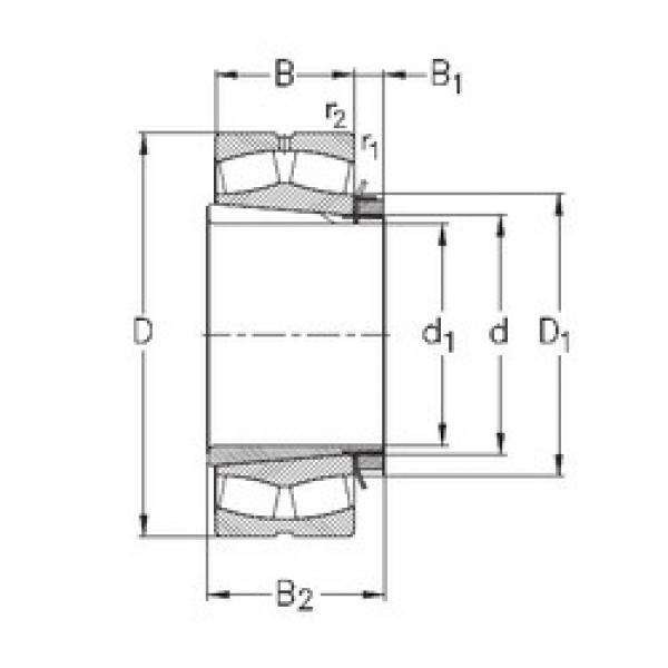 Bearing 22207-E-K-W33+H307 NKE #1 image