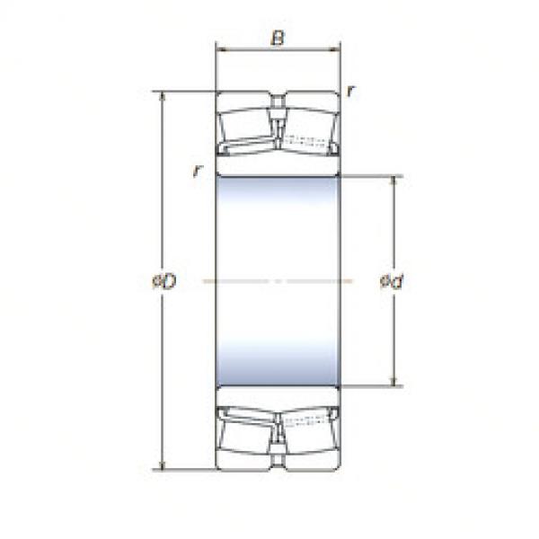 Bearing 22208SWREAg2E4 NSK #1 image