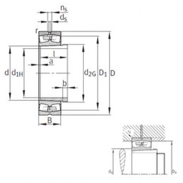 Bearing 22244-B-K-MB+AH2244 FAG #1 image