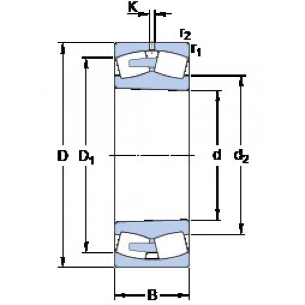 Bearing 238/670 CAKMA/W20 SKF #1 image