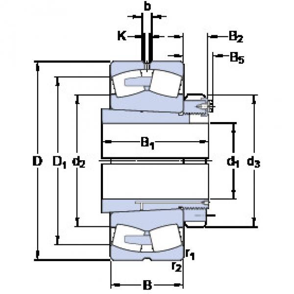 Bearing 232/750 CAKF/W33 + OH 32/750 H SKF #1 image