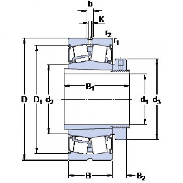 Bearing BS2-2220-2CS5K/VT143 + H 2320 E SKF #1 image