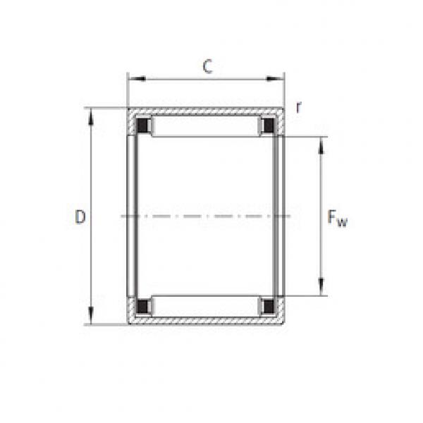 Bearing HK 24x30x7.5 TN INA #1 image