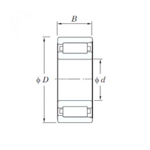 Bearing 8E-NK1-25X56.4X19-3 NTN #1 image