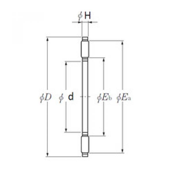 Bearing AXK1101 NTN #1 image