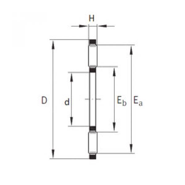 Bearing AXK340X396X7 INA #1 image