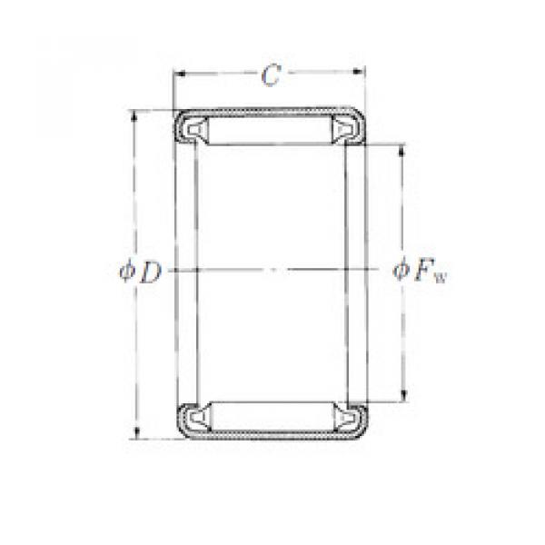 Bearing B-44 NSK #1 image