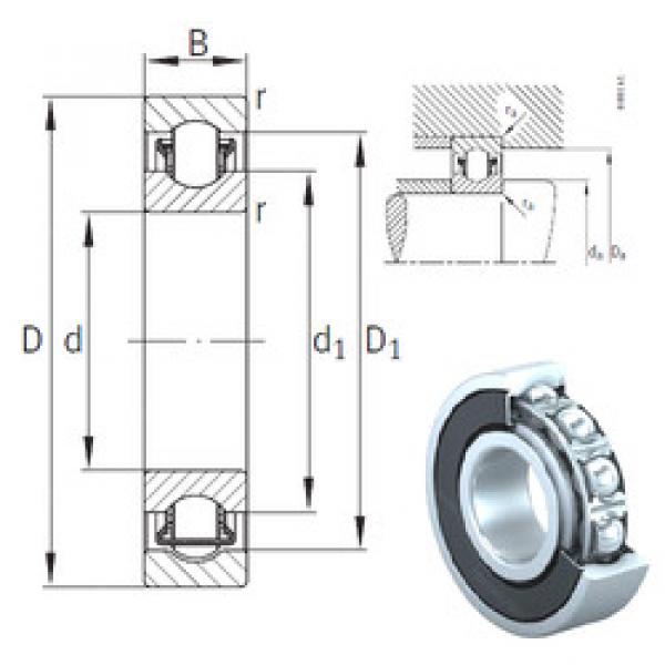 Bearing BXRE010-2RSR INA #1 image