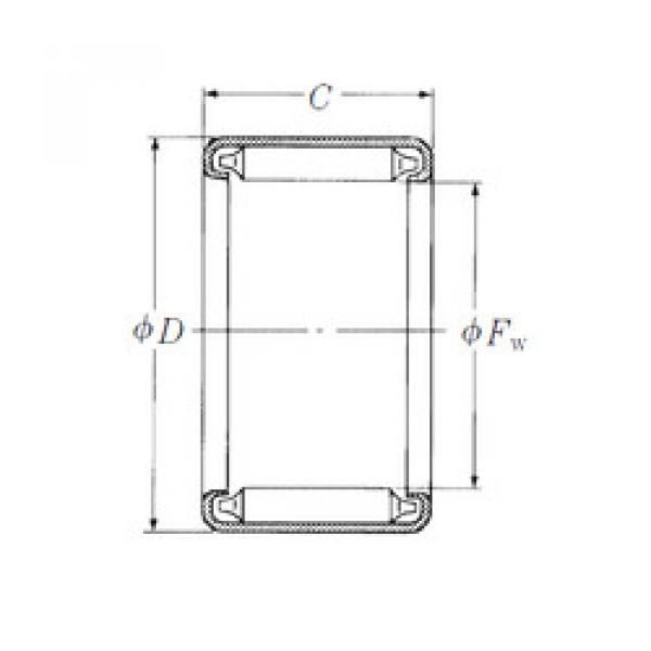 Bearing F-1212 NSK #1 image