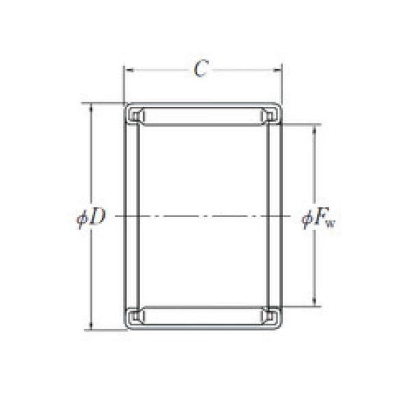 Bearing F-1312 NSK #1 image