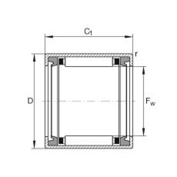 Bearing HK0810-2RS INA #1 image