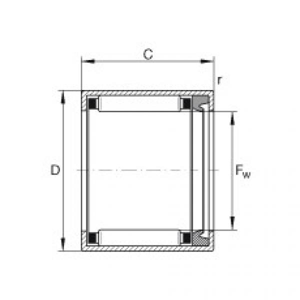 Bearing HK0810-RS INA #1 image