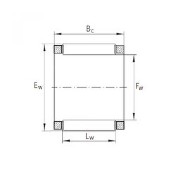 Bearing KBK 10x14x13 INA #1 image