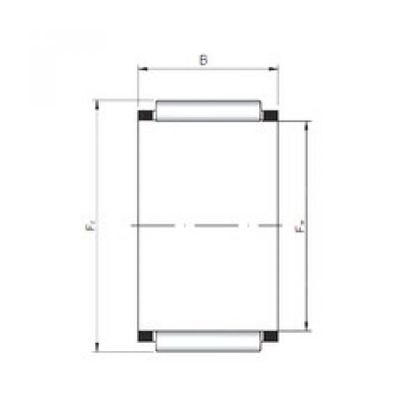 Bearing KBK10X13X14,5 ISO #1 image