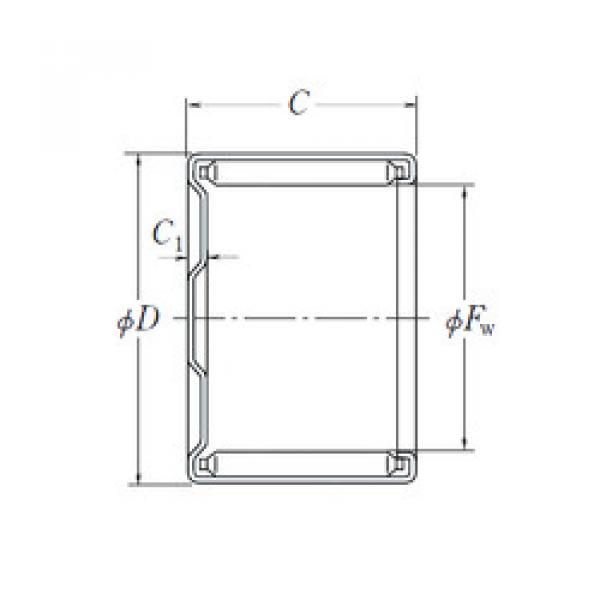 Bearing MF-1412 NSK #1 image