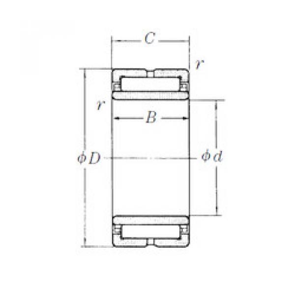 Bearing NA4822 NSK #1 image